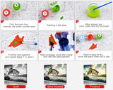 TUMOVO Abstract Paint by Numbers for Adults Fish Jumping Out of The Water, DIY Adult Paint by Number Kits on Canvas, Watercolour, Oil Painting Art Crafts Frameless, 16x20 in TUMOVO