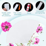 ZhouBoat 50 Sets Sublimation Blank Bookmarks, DIY Blank Aluminum Metal Bookmarks with Clear Bookmark Sleeves Tassels and Self-Sealing Bags for Crafts Birthday Reading Back to School Supplies ZhouBoat