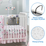 Retyion Bedside Hanging Storage Basket Headboards Bunk Beds Dorm Rooms Organizer Caddy for Storage (2Pack Grey) Retyion