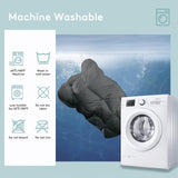 SameBed Mattress Topper King,Extra Thick Mattress Pad Cover for Back Pain,Cooling Mattress Protector with 8-21 Inch Deep Pocket,Overfilled Down Alternative Filling,Grey SameBed