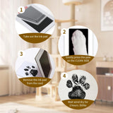 Pet Memorial Gift Shadow Box with Adjustable Shelves,Dog Memorial Gifts for Loss of Dog Death Sympathy,Pet Frame Urn Ashes Remembrance Gift Display Case with Deep Drawer&Pet Paw Ink Kit SUPERPAWS