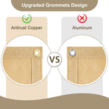 LOVE STORY Shade Cloth 3/6/8/10/12/20FT Sun Shade Cloth with Grommets Pergola Shade Cover 95% UV Protection for Patio Outdoor, 10x12 FT Sand LOVE STORY