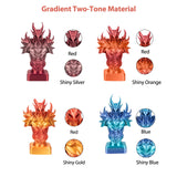 iSANGHU 4Packs Gradient Silk PLA 3D Printer Filament Bundle, Multicolor Changing 1.75 PLA Filament Bundle with Silk Shiny Surface, 3D Printing Filament for Most 3D Printers 250G/0.55lb*4 Sets iSANGHU