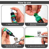 Ovaga Airbrush Paint Set, 11 Colors (20 ml/0.7 oz), Ready to Spray, Opaque & Neon, Water-Based Acrylic Kit for Artists & Hobbyists Ovaga