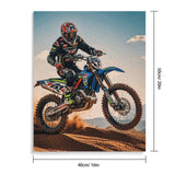 Sport Motorcycle Motocross Racing Theme Paint by Numbers Kit for Adults Beginners Adult Paint by Number Kits on Canvas DIY Acrylic Oil Paints Paintwork with Paintbrushes for Gift Home Wall Decor 16*20 TKJMCSW