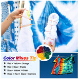Large Tie Dye Kit for Kids and Adults - 239 Pack Permanent Tie Dye Kits for Clothing Craft Fabric Textile Party Group Handmade Project (Dye up to 60 Medium Adults T-Shirts!) YRYM HT