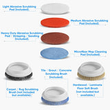 Prolux Core 13 inch Electric Floor Buffer Scrubber and Polisher Machine - All Floor Surfaces Prolux