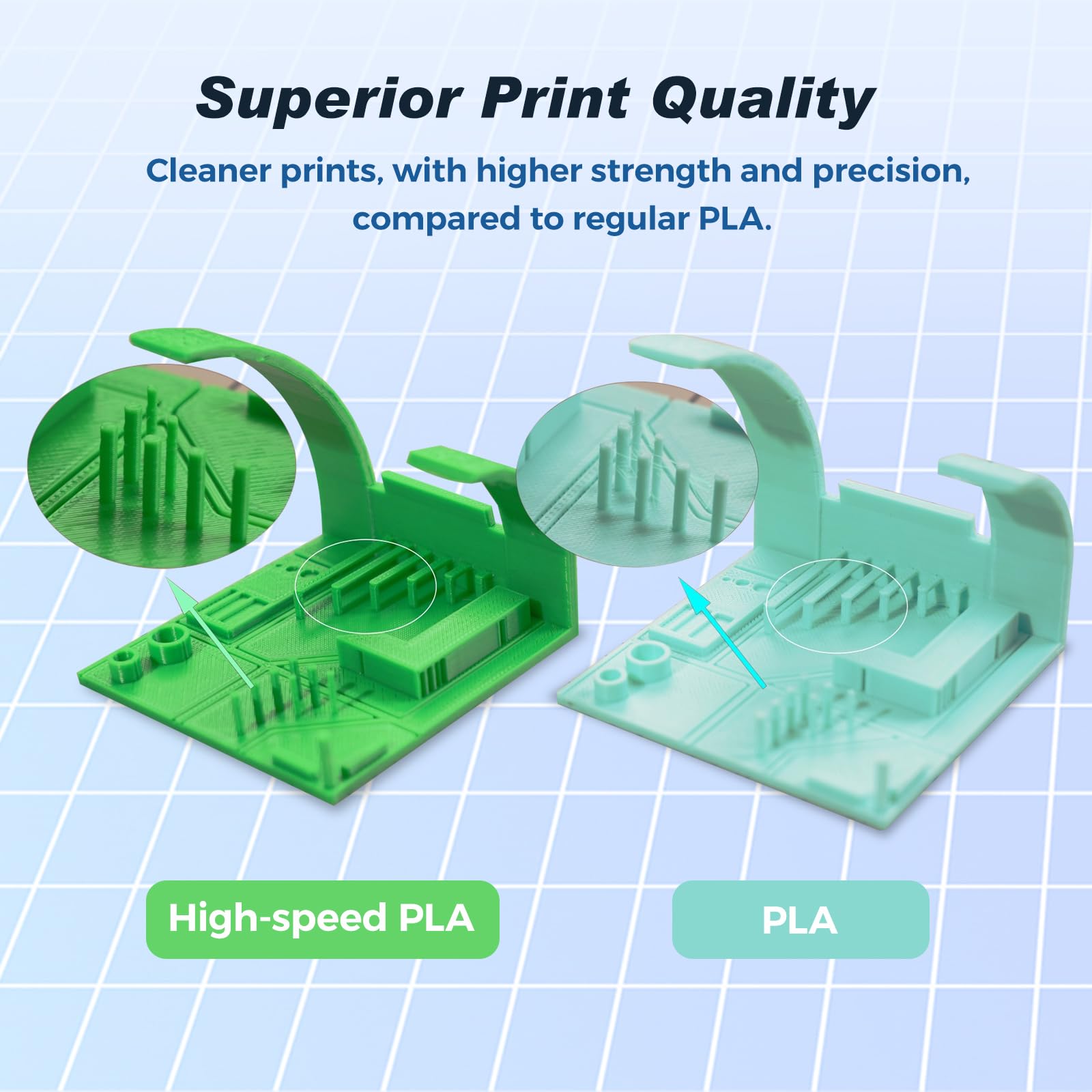 FLASHFORGE Rapid PLA Filament 1.75mm +/- 0.02mm Burnt Titanium & Nebula Purple Gradient, Max 500mm/s High Speed Printing, 3D Printer Filament 1kg(2.2lbs), Changing Colors with Light - WoodArtSupply