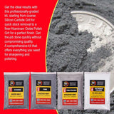 MJR Tumblers Refill Grit Kit w Premium Quality Extreme Polish 12,000 Grit Sub Micron Aluminum Oxide Polish for Unparalleled Result. for 6lb Rock Tumblers w Silicon Carbide, Disabled and Veteran Owned MJR Tumblers