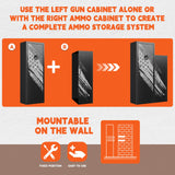 KAER [2025 New] 8-10 Rifle Gun Safe, Home Safes for Rifles and Pistols,Unassembled Large Gun Safes for Home and Shotgun with Detachable Gun Racks, 4 Pistol Pockets KAER