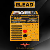 ELEAD 297 Piece Pegboard Hooks Kit, Peg Board Organizer Accessories with Bins for Organizing Various Tools, Fit 1/8 or 1/4 inch Pegboard for Hanging Storage, Garage Kitchen Bathroom Craft Room ELEAD