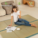 MustMat Tatami Futon Mattress Foldable Tatami Mat Twin Japanese Floor Mattress Rush Grass Floor Bed 35.4"x78.7"x1.2"(1 Piece) MustMat