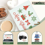 12 Pack Sublimation Glass Cutting Boards Blank, Sublimation Tempered Glass Cutting Boards Anti Slip Cutting Board Glass Chopping Boards DIY for Heat Press Machine, 11 x 8 Inch WHEATHUSK