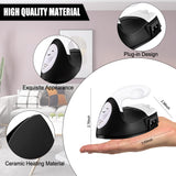 Mini Heat Press Small Iron Portable Heat Press Machine Mini Craft Iron with Charging Base Accessories for DIY T-Shirts, Shoes, Bag and Hats Heat Transfer Vinyl Projects (Black) ACHENYUANYUAN