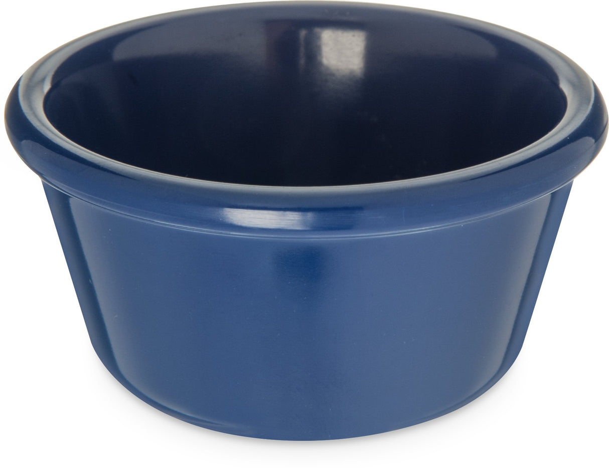 Carlisle FoodService Products Plastic Ramekins, Sauce Bowl For Catering, Kitchen, Restaurant, 3 Ounces, Cobalt Blue Carlisle FoodService Products