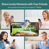 NETVUE Birdfy Lite - Smart Bird Feeder with Camera, Bird Watching Camera, Auto Capture Bird Videos & Motion Detection, Wireless Camera Ideal Gift for NETVUE