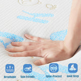 OUUI 6 Inch Twin Mattress for Kids, Removable Washable Cover Cooling Memory Foam Medium Feel, Bed-in-a-Box, CertiPUR-US Certified OUUI