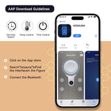 Outdoor Sauna 2 Person 1800W/110V Low EMF Dry Sauna Infrared Sauna for Home Inner Board Hemlock Wood/Outer Board Red Cedar, 8 Heating Panels with LCD Control Panel/Speaker and Tempered Glass Door HOSAUNA