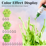 HTVRONT Candle Dye - 16 Vivid Colors Liquid Candle Wax Dye, High Concentrate Candle Dye for Soy Wax, Beeswax, Gel Wax, Palm Wax - 10ml/ 0.35 oz HTVRONT