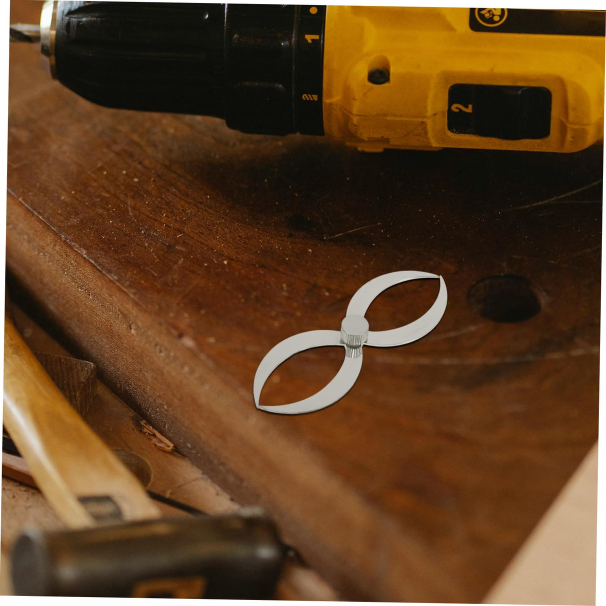 Hemobllo Double Ended Woodturning Calipers Stainless Steel Thickness Gauge for Accurate Measurement of Inner Outer Essential Tool for Woodworking Projects Hemobllo