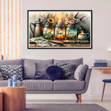 ijbnhd 5D Large Diamond Painting Kits for Adults, Faith,Hope,Love Wishing Bottle Extra Large Diamond Art kit for Beginner, DIY Full Drill Round Gem Art Crafts for Adults Home Wall Decor 16x28inch ijbnhd