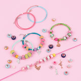 Disney Princess: 2-In-1 Deluxe Royal Jewels & Gems - Princess & Moana - Create 6 Stunning Princess Charm Bracelets, Make It Real, 67 Piece, Arielle Aurora Tiana & Moana, Tweens & Girls, Ages 8+ Make It Real