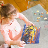 Ingooood-100 Piece Jigsaw Puzzles for Kids- Muscle Car-IG-0510 - Game Decompression Leisure Entertainment Recyclable Material Plastic Puzzle Toy Gift Ingooood