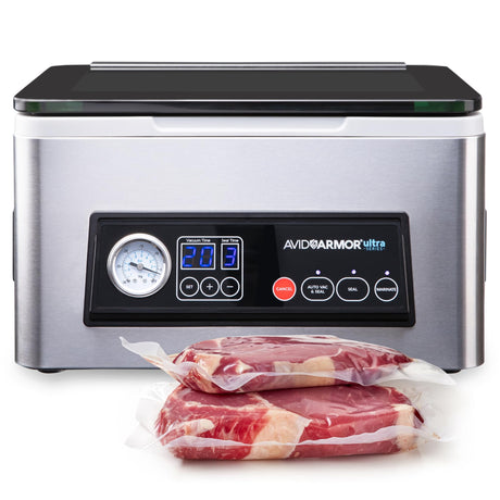 Avid Armor Chamber Vacuum Sealer Machine USV20 Ultra Series for Wet Foods, Meat Vacuum Packing Machine, Compact with 11.5-Inch Vaccum Sealer Bar Avid Armor