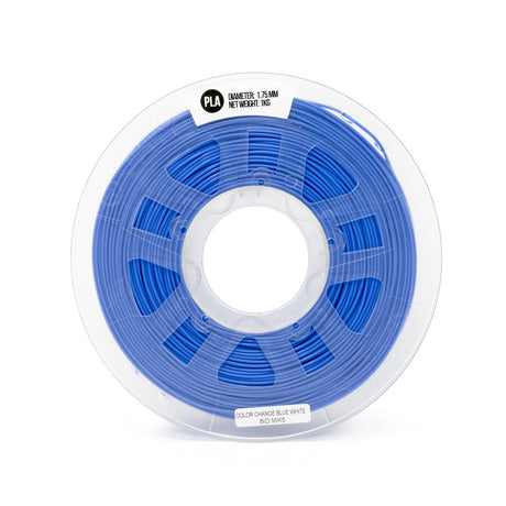 Gizmo Dorks 1.75mm PLA Filament, 1 kg for 3D Printers, Color Change Blue to White Gizmo Dorks