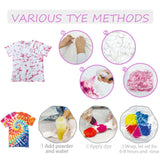 Art+soul 18 Colors Tie Dye Kit with Bonus Tie Dye Powder Refiils Packs,DIY Fabric Dyeing Kit Includes Rubber Bands, Gloves, Guide Book Perfect for Arts & Crafts, Family Party, Birthday Gifts Art+soul