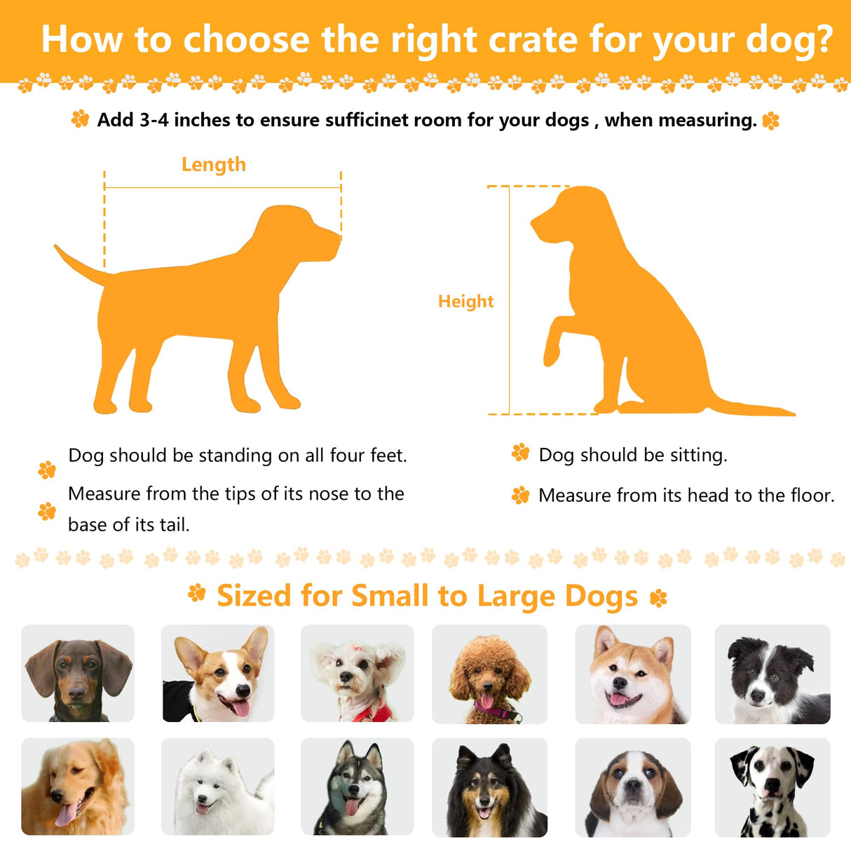 yookare White Heavy Duty Furniture Dog Crate, Wood and Metal Kennel Cage, Pet House End Table with Drawer and Pull-Out Design, Dog Home for Indoor use, Large Size yookare