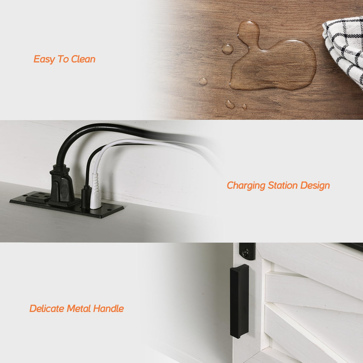 FITUEYES Floating TV Stand Shelf for TVs up to 85 Inch, Wood Floating Entertainment Center with Sliding Barn Door, Floating TV Shelf Media Console Table for Living Room, Bedroom, Rustic Brown FITUEYES