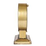Creative Co-Op Decorative Metal Mantel Clock, Gold Finish Creative Co-Op