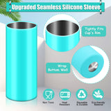 Hysagtek 2 x Sublimation Silicone Wraps for Tumblers 20oz Seamless Sublimation, Silicone Tumbler Wraps, Silicone Sleeves for Sublimation, with Gloves, Heat Tape for Sublimation Tumbler Heat Press Hysagtek