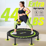ZCMHAXJ Foldable Mini Trampoline, 40"/48" Rebounder Trampoline for Adults & Kids, 440lbs Capacity Indoor Fitness Workout Exercise Equipment ZCMHAXJ