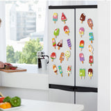 Remuuly 30 Pcs Diamond Painting Magnets Summer Diamond Art Magnet Kits for Adults Spring Flower Animal Cupcake 5D Rhinestones Refrigerator Magnetic Stickers for Fridge DIY Crafts Gifts(Ice Cream) Remuuly