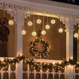 NEROSUN Battery Operated Christmas Lights, 50 LED 16FT Waterproof String Christmas Tree Lights with 8 Modes, Xmas Decorations for Indoor Outdoor Yard Wedding Home Decor, Warm White NEROSUN
