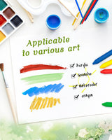 Lazydrop Watercolor Paper 9x12 in 70 Sheets 250GSM White Cold Press Textured Painting Paper for Kids Students Artist Thick Gouache Blank Lazydrop