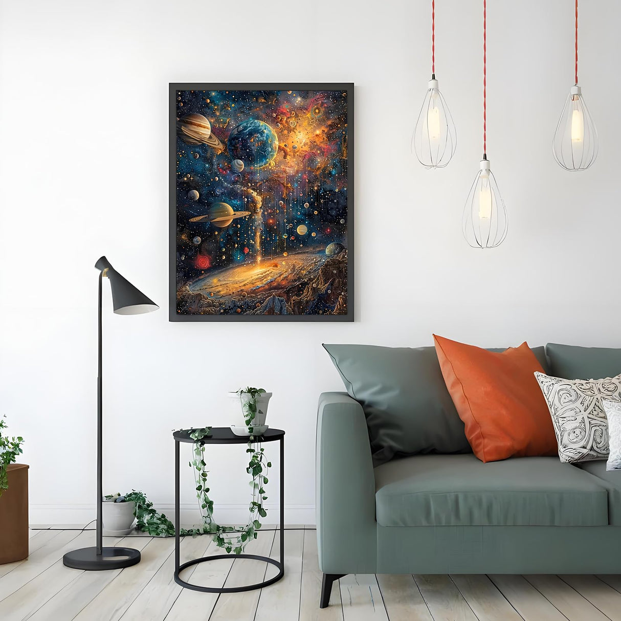 Diamond Painting Kits for Adults, Planets Diamond Art Kit for Adults Beginner, DIY Full Drill Space Universe Diamond Dots Paintings with Gem Art and Crafts for Adult Home Decor 11.8x15.7 in Shouruihua