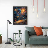 Diamond Painting Kits for Adults, Planets Diamond Art Kit for Adults Beginner, DIY Full Drill Space Universe Diamond Dots Paintings with Gem Art and Crafts for Adult Home Decor 11.8x15.7 in Shouruihua