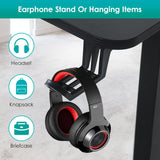 PayLessHere 48 Inch Adjustable Height Standing Desk Computer Desk with Large Space and Headphone Holder Office Desk with Electric Lifting and 2 Memory Function for Office Bedroom Meeting Room,Black PayLessHere