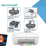 61 XL Ink for HP 61XL Black Color Ink Cartridges Replacement for HP61 HP61XL Combo Pack for 5530 3510 4500 4635 2620 4630 5535 2540 4502 3050 1510 4632 4501 2542 2514 3050a 4610 1000 1010 1510 Printer Relcolor