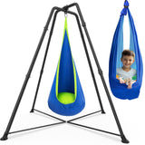 Swing Stand Frame with Sensory/Pod Chair, X-Shaped Swing Set, Metal Hammock Chair Stand for for Kids and Adults Indoor and Outdoor 350LBS G TALECO GEAR