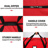 OurWarm Christmas Tree Storage Bag Extra Large Heavy Duty Storage Containers for 8 Ft Artificial Tree 600D Oxford Xmas Holiday Tree Storage Bags with Reinforced Handles Zipper, Red 50" x 15" x 20" OurWarm