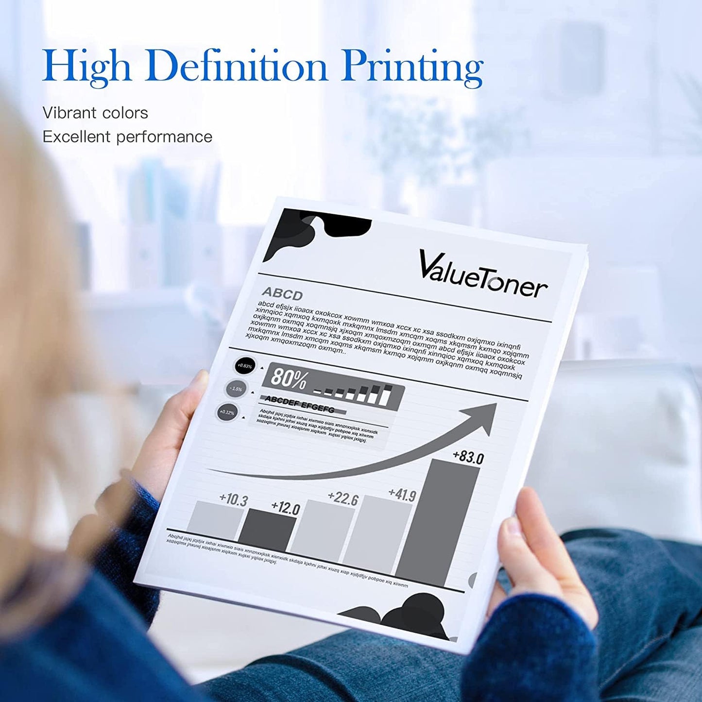 Valuetoner TN760 Toner for Brother Printer Compatible for Brother Toner TN-730/TN-760 use with Brother HL-L2350DW HL-L2395DW HL-L2390DW HL-L2370DW MFC-L2690DW L2750DW L2710DW L2550DW Printer (2 Black)