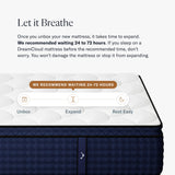 DreamCloud Premier Rest 16" Cal King Mattress - Luxury Hybrid Memory Foam - 365 Night Trial - 8 Premium Pressure-Relieving Layers - Forever Warranty - CertiPUR-US Certified DreamCloud