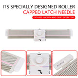 LK150 6.5mm Mid Gauge Plastic Domestic Knitting Machine Includes Yarn Needles Accessories for Adults/Kids Walfront