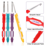 Ruidi TPR and ABS Handle Crochet Hook(9pcs) RUIDI
