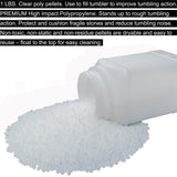 7 LBS Rock Tumbler Grit and Polish Refill & Tumbling Filler Media Supplies Kit, 4 Stage Bulk Grit + Plastic Pellets - Silicone Carbide Polisher Grit for Rock Polisher, Stone Polisher (7 Pounds) SACKORANGE