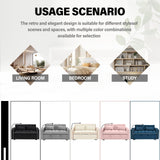 3 in 1 Sleeper Sofa Couch Bed,Velvet Convertible Loveseat Sleeper Sofa Bed,Pull Out Sofa Bed With USB Port & Ashtray and Swivel Phone Stand & Storage Pockets,Modern Sleeper Sofa for Living Room,Black WIIS' IDEA